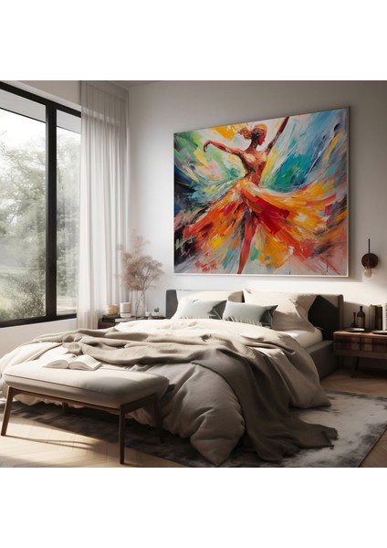Balerin Soyut Ifade Tuval Tablosu - Balerin Tuval Tablo Soyut Ifade Ev Dekorasyonu fiyatları