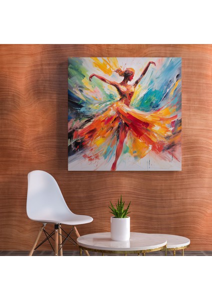 Balerin Soyut Ifade Tuval Tablosu - Balerin Tuval Tablo Soyut Ifade Ev Dekorasyonu modelleri