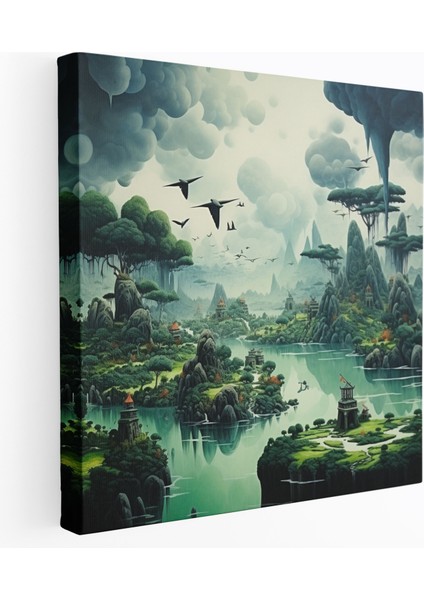 Amazon Kadınlar Kanvas Tablo - Ev Dekorasyonu Için Amazon Kadınlar Temalı Kanvas Tablo Sanatı