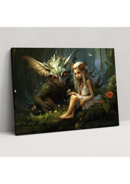 Blockchain Büyülü Dünya Kanvas Tablo - Kanvas Duvar Sanatı Büyülü Dünyalar