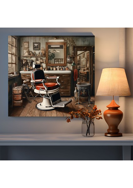 Kırık Dökük Berber Kanvas Tablo - Berber Rustik Vintage Dekor Ev Dekorasyonu modelleri