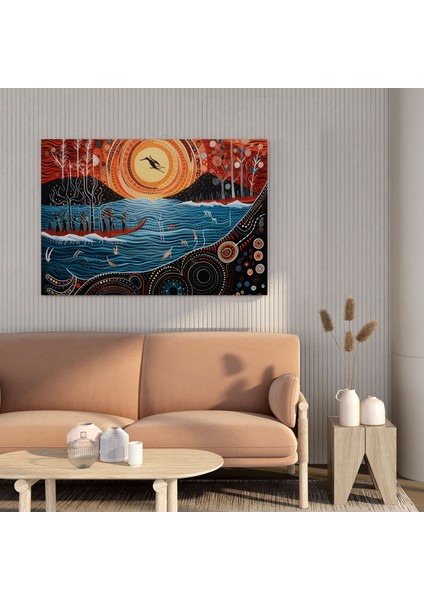 Aborijinal Semboller Duvar Sanatı - Duvar Dekorasyonu Ev Dekorasyonu modelleri