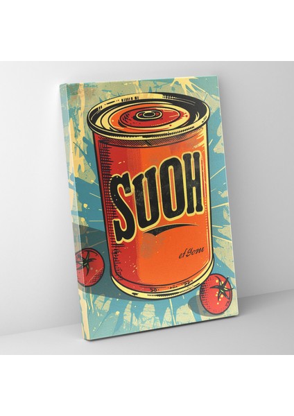Andy Warhol Çorba Kutusu Kanvas Tablo - Duvar Dekorasyonu Andy Warhol
