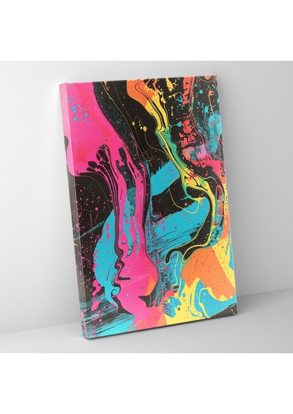 Psychedelic Andy Warhol Kanvas Tablo - Andy Warhol Kanvas Duvar Dekorasyonu