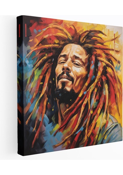 Bob Marley Duvar Dekorasyonu - Kanvas Tablo Duvar Sanatı