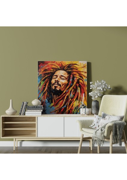 Bob Marley Duvar Dekorasyonu - Kanvas Tablo Duvar Sanatı fiyatları