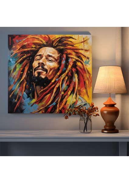Bob Marley Duvar Dekorasyonu - Kanvas Tablo Duvar Sanatı modelleri