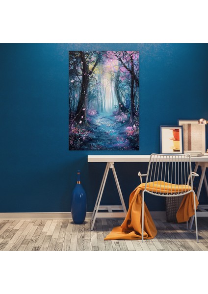 Ashvin Harrison Duvar Sanatı - Parıldayan Orman Kanvas Tablosu fiyatları