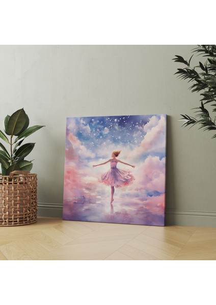 Balerin Rüya Gökyüzü Kanvas Tablo - Balerin Kanvas Duvar Sanatı Ev Dekorasyonu fiyatları