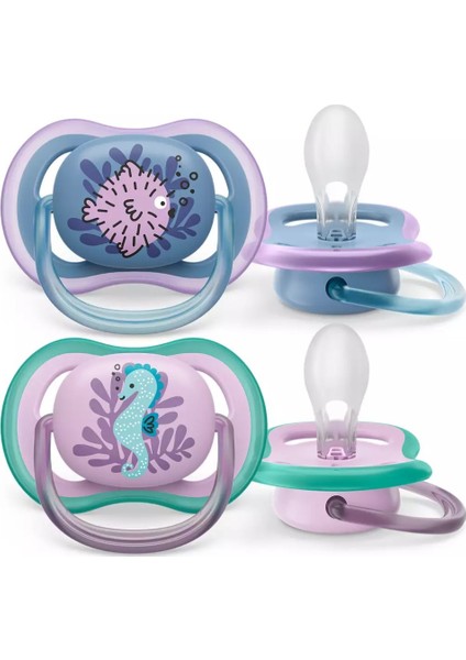 Edolika Philips Avent Ultra Air Emzik 6-18 Ay 2li Kız SCF085/61 fiyatları