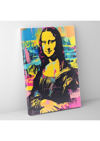 Mona Lisa Kanvas Tablo Duvar Sanatı - Klasizm ve Popart Kanvas Klasizmi Pop Art ile Birleştirir Kanvas Duvar Sanatı