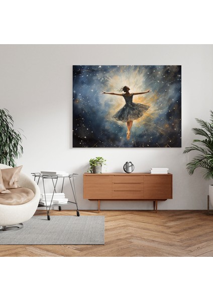 Yıldızlı Rüyalar Balerin Kanvas Tablo - Balerin Kanvas Duvar Sanatı Duvar Dekorasyonu fiyatları