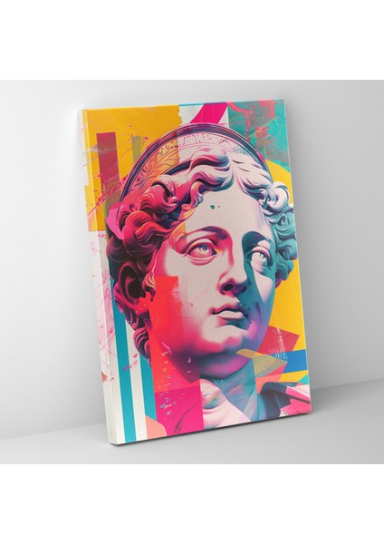 Modern Rönesans Pop Art Kanvas Tablo - Klasizm ve Popart Duvar Sanatı Ev Dekorasyonu