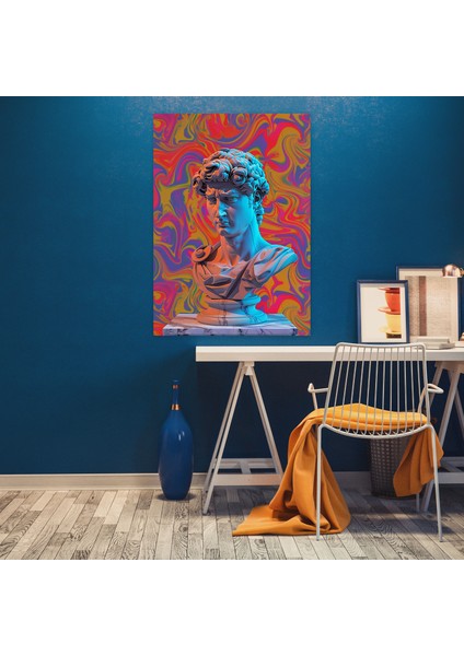 Klasik ve Pop Art Temalı Heykel Duvar Dekorasyonu - Klasik Sanat ve Pop Sanat Klasik Heykel Duvar Dekorasyonu Dijital Desenler fiyatları