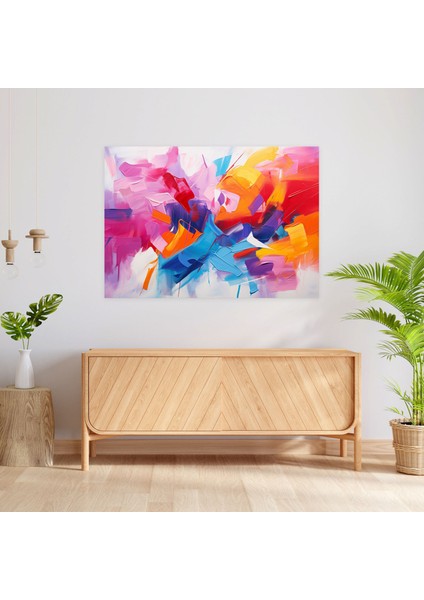 Soyut Blockchain Kanvas Tablo - Blockchain Duvar Sanatı Ev Dekorasyonu fiyatları