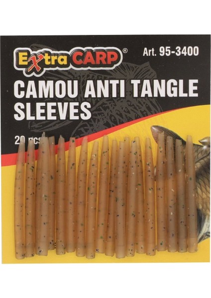 Exracarp 95-3400 Camou Anti Tangle Sleeves 40 mm /20PCS