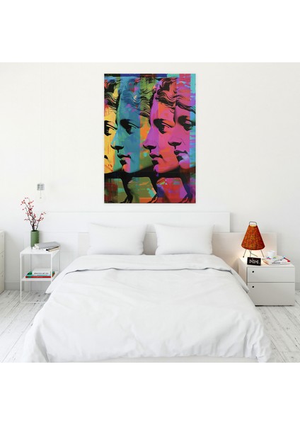 Rönesans Okulu Yeniden Tasarım Kanvas Tablo - Klasizm ve Popart Duvar Sanatı Duvar Dekorasyonu Kanvas modelleri