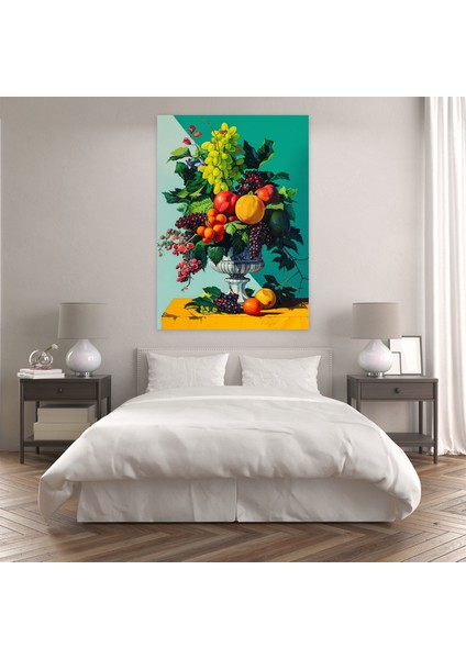 Pop Art Still Life Wall Art - Klasik ve Popart Temalı Kanvas Duvar Tablosu Ev Dekorasyonu Için. fiyatları