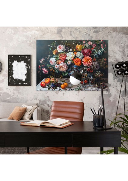 Barok Tarzı Çiçek Tablo Kanvas Baskı - Barok Kanvas Tablo Duvar Sanatı Ev Dekorasyonu modelleri