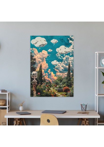 Rönesans Bahçesi Pop Art Duvar Tablosu - Klasizm ve Popart Kanvas Tablo Ev Dekorasyonu fiyatları