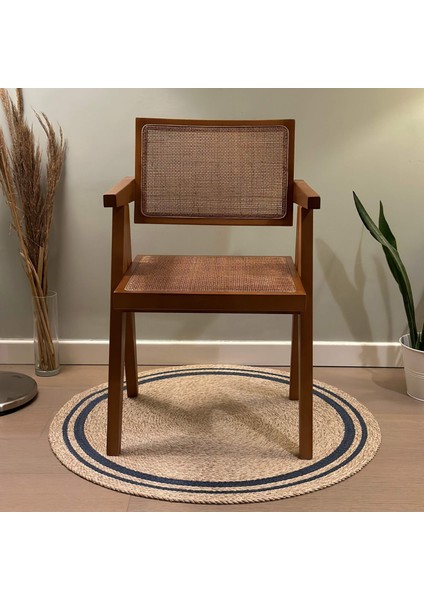 Sofia Hazeranlı Ahşap Sandalye, Ince Doğal Hazeran Örgü, Masif Gürgen Iskelet modelleri