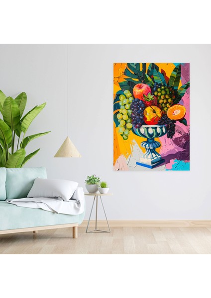 Pop Art Still Life Resim Kanvas Tablo - Klasizm ve Popart Kanvas Duvar Sanatı modelleri