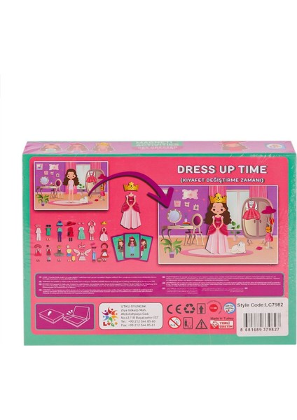 LC7982 Manyetik Aktivite Kız Kıyafet Giydirme -Laçokids fiyatları
