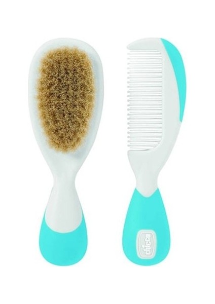 Edolika Chicco Tarak-Fırça Seti -Mavi 8003670862420