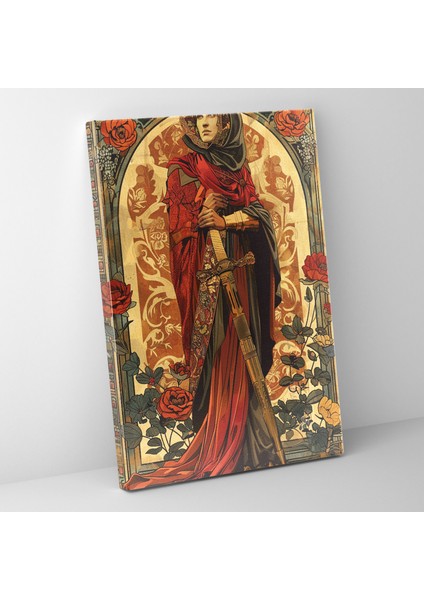 Ortaçağ Pop Art Duvar Dekorasyonu - Klasizm ve Popart Kanvas Tablo Duvar Sanatı