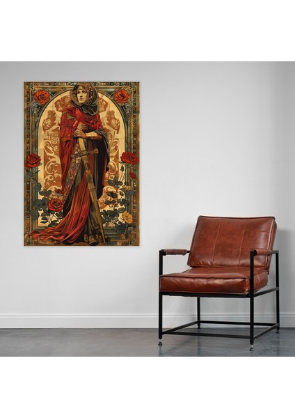 Ortaçağ Pop Art Duvar Dekorasyonu - Klasizm ve Popart Kanvas Tablo Duvar Sanatı fiyatları