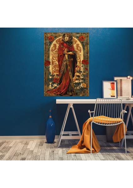 Ortaçağ Pop Art Duvar Dekorasyonu - Klasizm ve Popart Kanvas Tablo Duvar Sanatı modelleri