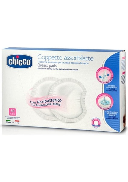 Edolika Chicco Alattasicura Göğüs Pedi 60 Lık (8003670820642)