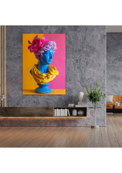 Neoklasik Pop Kanvas Tablo - Klasik ve Pop Sanat Ev Dekorasyonu Pop Sanat fiyatları