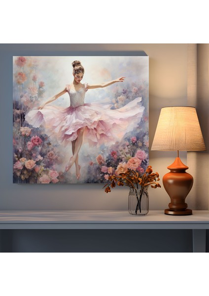 Balerin Hayalleri Suluboya Kanvas Tablo - Balerin Kanvas Duvar Sanatı Duvar Sanatı fiyatları
