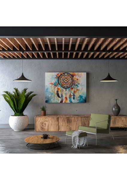 Bohem Rüya Avcısı Kanvas Tablo - Bohem Kanvas Tablo Soyut Rüya Avcısı Sanatı Kanvas Duvar Sanatı fiyatları