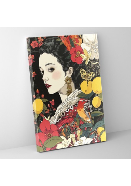 Barok Pop Sanat Duvar Dekorasyonu - Klasik ve Popart Kanvas Tablo Duvar Sanatı Duvar Dekorasyonu