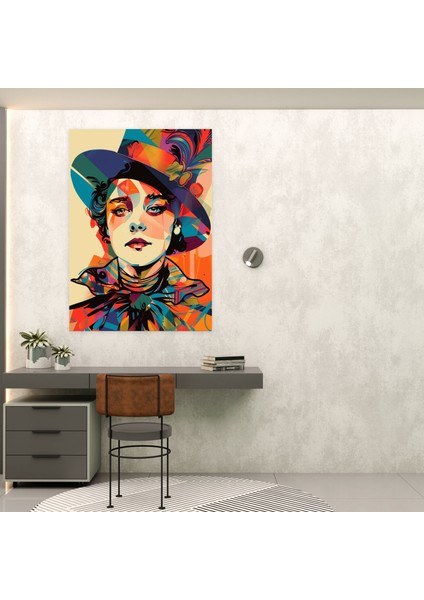 Victoryen Pop Sanat Kanvas Tablo - Klasizm ve Pop Sanat Duvar Dekorasyonu modelleri