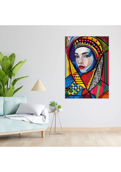 Rönesans Portresi Klasizm Pop Sanat Kanvas Tablo - Klasizm ve Pop Sanat Kanvas Tablo Kanvas Duvar Sanatı Duvar Sanatı modelleri