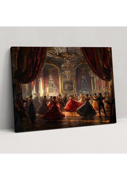Barok Tarzı Resim Duvar Dekorasyonu - Kanvas Tablo Ev Dekorasyonu