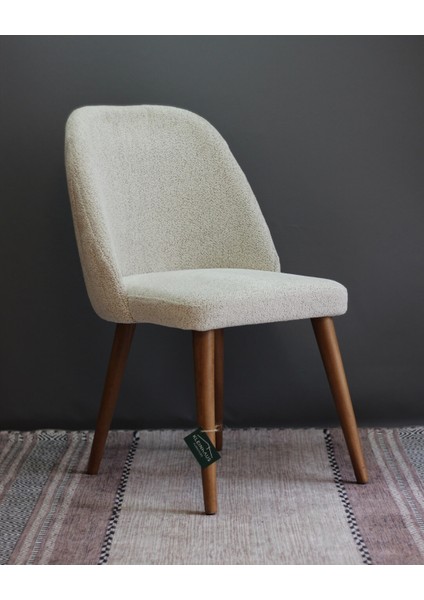 Valencia Ahşap Sandalye, Konforlu Oturum, Değiştirilebilir Renk ve Kumaş