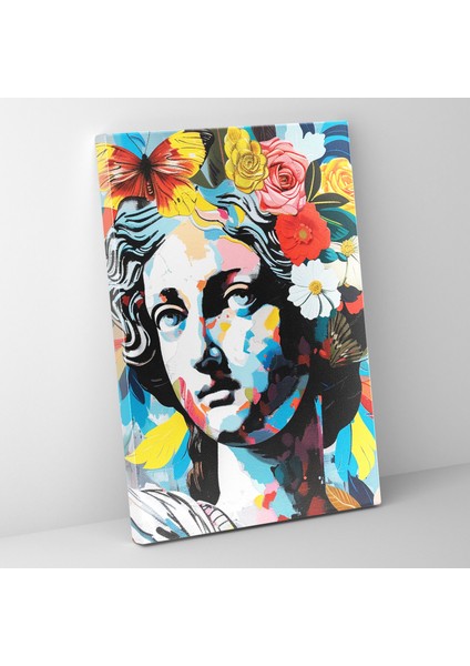 Rönesans Pop Sanat Kanvas Tablo - Klasizm ve Pop Sanat Duvar Sanatı Klasizmi Pop Sanat ile Birleştirin Duvar Dekorasyonu