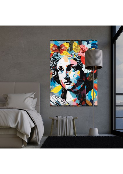 Rönesans Pop Sanat Kanvas Tablo - Klasizm ve Pop Sanat Duvar Sanatı Klasizmi Pop Sanat ile Birleştirin Duvar Dekorasyonu modelleri