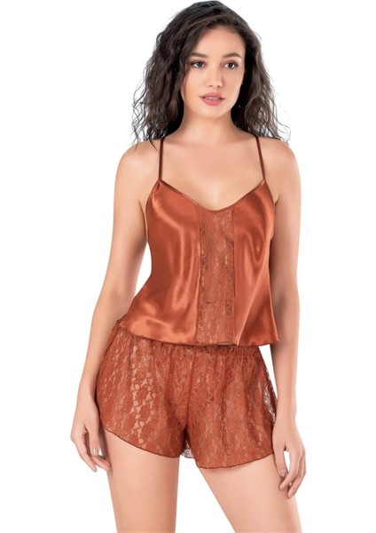 Arias Closet Tarçın Saten Babydoll Şort Takımı fiyatları