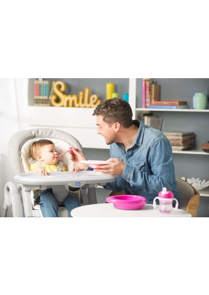 Edolika Chicco 4 Parça Beslenme Seti +6 Ay - Kız fiyatları