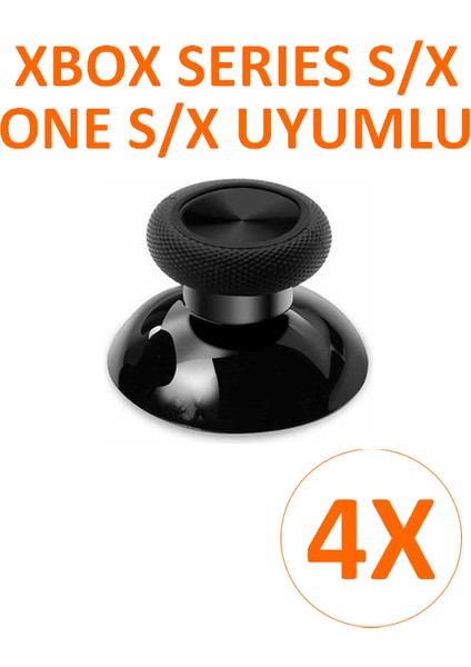 Xbox Series S/x & Xbox One S/x Uyumlu Analog Joystick Başlık - Yedek Parça (4 Adet)