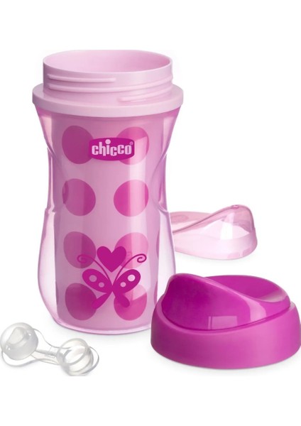 Edolika Chicco Isı Yalıtımlı Active Bardak 14 Ay+ 266 ml - Pink modelleri