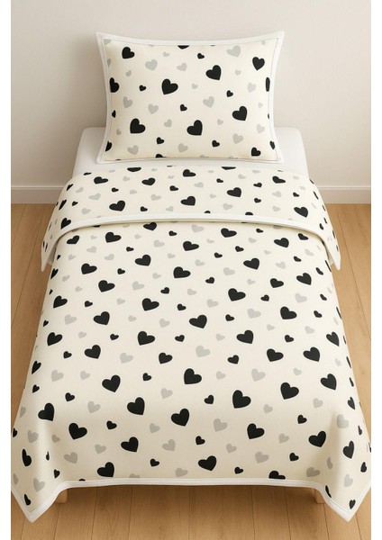 %100 Pamuk Tek Kişilik Kapitone Pike Seti