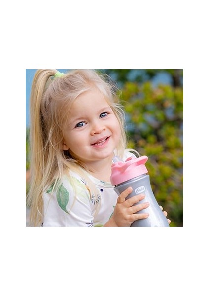 Edolika Chicco Pop-Up Pipetli Bardak 2 Yaş+ 350 ml - Pink indirimleri