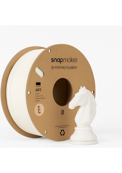 Abs Filament Beyaz 1.75MM 1kg fırsatları