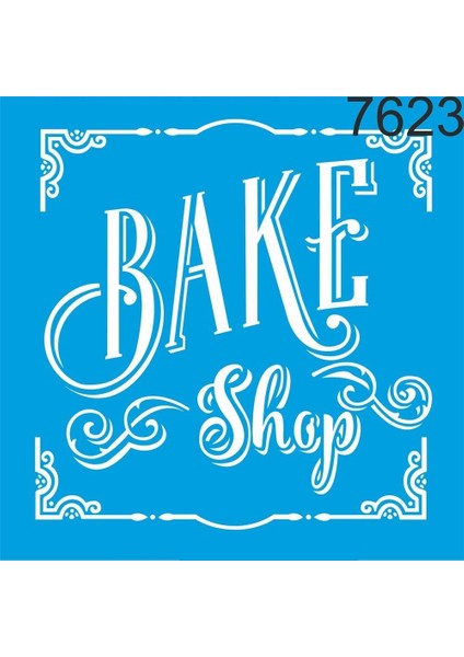 Ss Pastane 7623 20X20 Stencil Boyama Şablonu